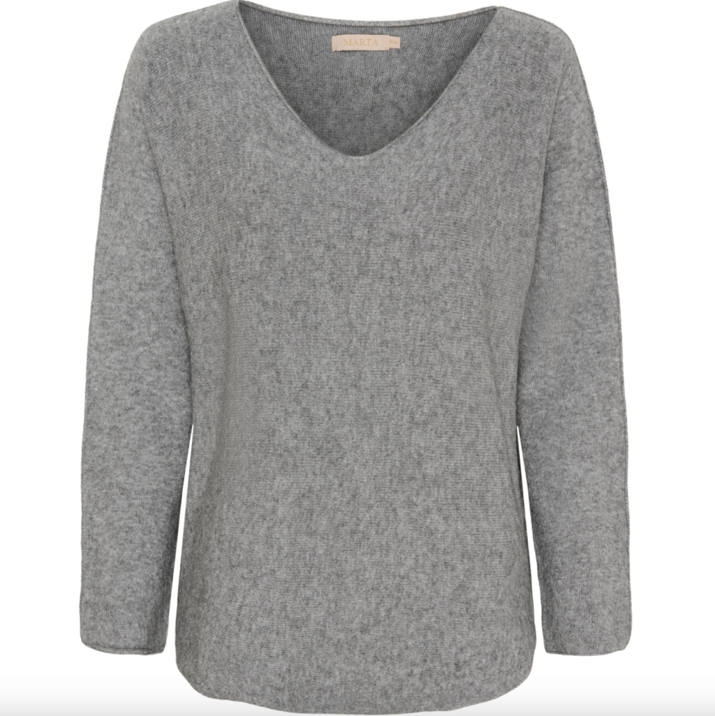 Blus Dagmar supermjuk kvalitet – Medium grey