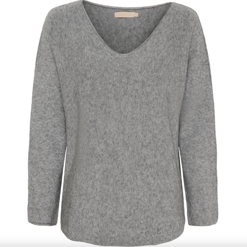 Blus Dagmar supermjuk kvalitet – Medium grey